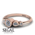 Bezel Symmetrical Diamond Ring - Ivy No. 2
